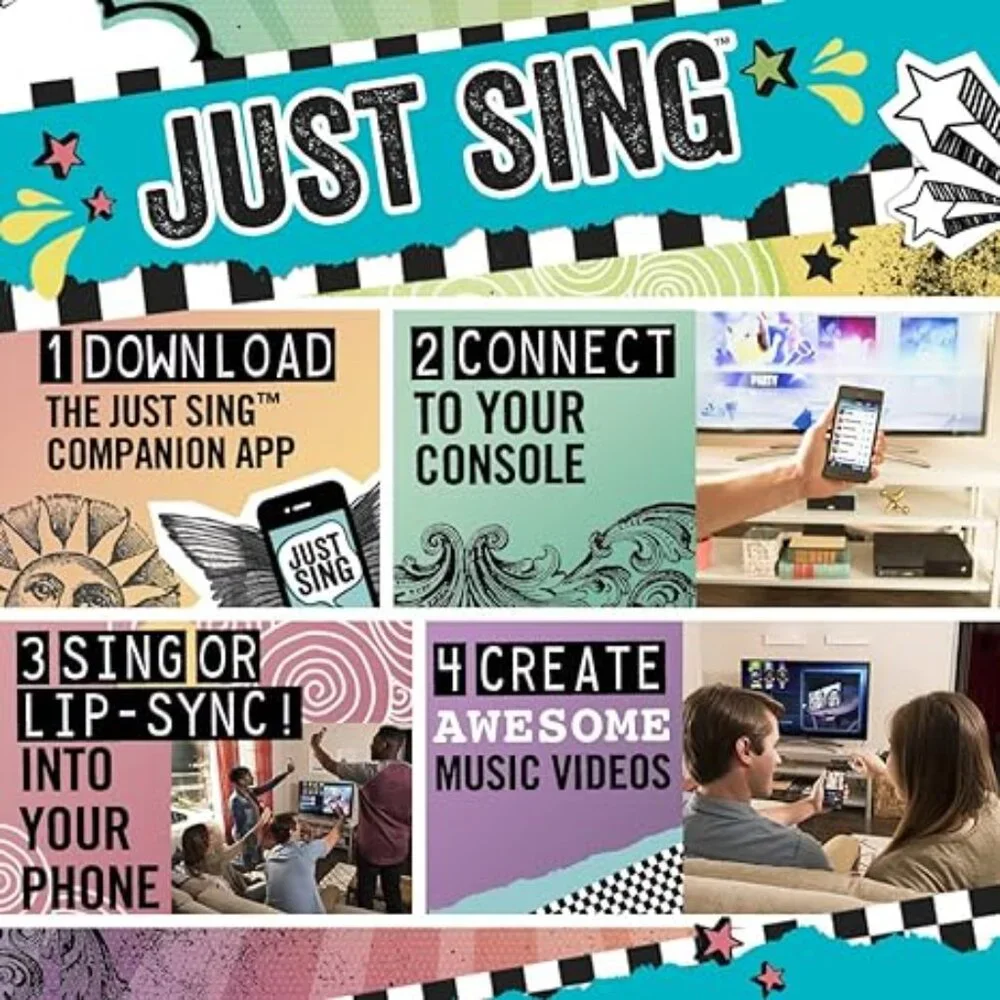 Just Sing Microsoft Xbox One Brand 2016 Bieber Ariana Queen Talent EUC